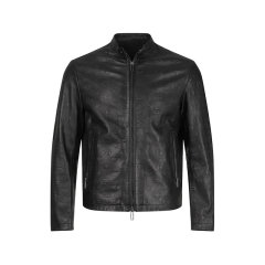 Emporio Armani/安普里奥阿玛尼 男士皮夹克外套上衣皮衣 D41R74 D1P7A图片