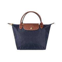 Longchamp/珑骧 女士Le Pliage Original系列织物橙色小号短柄可折叠饺子包手提包 1621 089图片
