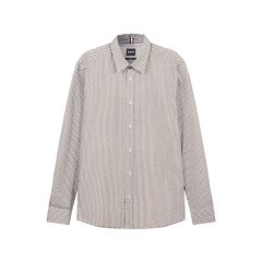 HUGO BOSS/雨果博斯 男士black系列棉质休闲长袖衬衫 50508594图片
