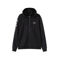 EA7/阿玛尼 男士棉质连帽拉链卫衣开衫运动衫外套 8NPM13 PJ05Z图片