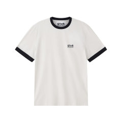 GOLDEN GOOSE DELUXE BRAND/黄金鹅 男士棉质圆领短袖T恤 GMP01784 P001489图片