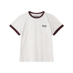 GOLDEN GOOSE DELUXE BRAND/黄金鹅 女士棉质Star圆领短袖T恤 GWP01846 P001489图片