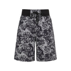 VERSACE JEANS COUTURE/VERSACE JEANS COUTURE 男士棉质百慕大短裤五分裤运动休闲短裤 74GAD3B0 FS063图片