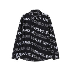 VERSACE JEANS COUTURE/VERSACE JEANS COUTURE 男士棉质休闲长袖衬衫 76GAL2R0 NS405图片