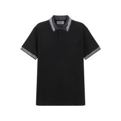 VERSACE JEANS COUTURE/VERSACE JEANS COUTURE 男士休闲短袖POLO衫 76GAGT09 CJ01T图片