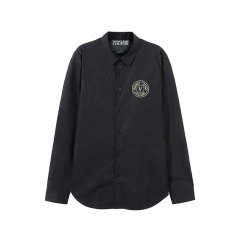 VERSACE JEANS COUTURE/VERSACE JEANS COUTURE 男士棉质长袖衬衫 76GALYS2 CN002图片
