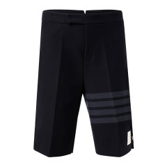THOM BROWNE 汤姆·布朗 男士经典4条纹休闲短裤五分裤 MJQ159A 06772 DX图片