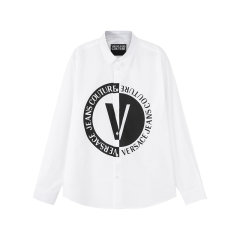 VERSACE JEANS COUTURE/VERSACE JEANS COUTURE 男士棉质休闲长袖衬衫 75GALYR0 CN002图片