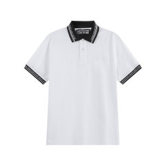 VERSACE JEANS COUTURE/VERSACE JEANS COUTURE 男士休闲短袖POLO衫 76GAGT09 CJ01T图片