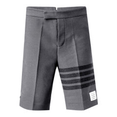THOM BROWNE 汤姆·布朗 男士经典4条纹休闲短裤五分裤 MJQ159A 06772 DX图片