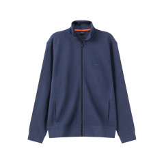 HUGO BOSS/雨果博斯男士棉质宽松版拉链卫衣开衫运动衫外套 50468428图片