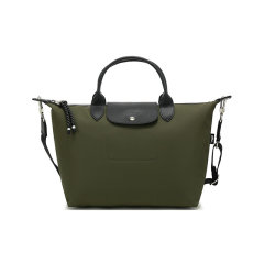 Longchamp/珑骧 女士LE PLIAGE ENERGY系列中号再生帆布手提单肩斜挎包饺子包 1515 HSR图片