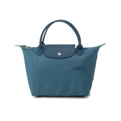 Longchamp/珑骧 女士LE PLIAGE GREEN环保系列再生帆布小号短柄可折叠手提包饺子包 1621 919图片