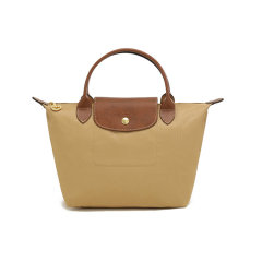 Longchamp/珑骧 女士Le Pliage Original系列织物橙色小号短柄可折叠饺子包手提包 1621 089图片