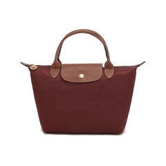 Longchamp/珑骧 女士Le Pliage Original系列织物橙色小号短柄可折叠饺子包手提包 1621 089图片