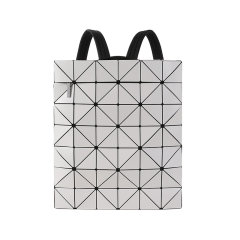 Issey Miyake/三宅一生 中性款BLOCKY系列PVC几何拼接菱格哑光手提双肩包背包 BB46 AG493图片