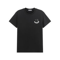 Moncler/盟可睐 女士棉质网球标识贴片休闲运动圆领短袖T恤 8C00005 829HP图片