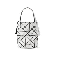 Issey Miyake/三宅一生 女士DUO系列PVC几何拼接菱格哑光双层组合双子星托特包手提包 BB46 AG812图片