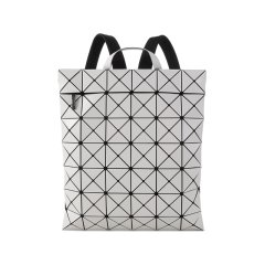 Issey Miyake/三宅一生 中性款FLAT PACK系列PVC几何拼接菱格哑光手提双肩包背包 BB46 AG691图片