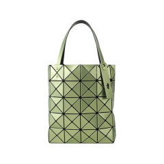 Issey Miyake/三宅一生 中性款LUCENT BOXY系列几何拼接菱格哑光盒子包托特包购物袋手提单肩包 BB46 AG652图片