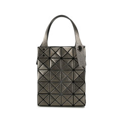 Issey Miyake/三宅一生 女士PLATINUM COFFRET系列几何拼接小托特包手机包手提包 BB46 AG173图片