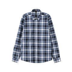HUGO BOSS/雨果博斯 男士black系列棉质格纹休闲长袖衬衫 50508707图片