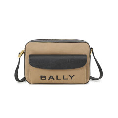BALLY/巴利 女士BAR系列织物配皮相机包单肩斜挎包 BAR DANIEL图片