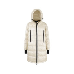 Moncler/盟可睐 女士GRENOBLE系列Rochelair中长款宽松版薄款鹅绒连帽羽绒服上衣外套 098 1C00002 539JH图片