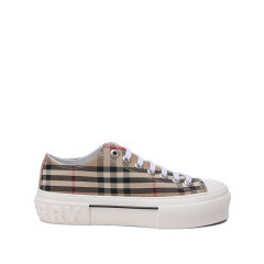 BURBERRY/博柏利 情侣款织物厚底系带休闲运动鞋帆布鞋 80497451/80505061图片