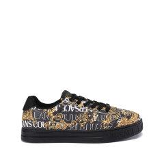 VERSACE JEANS COUTURE/VERSACE JEANS COUTURE 男士巴洛克印花系带休闲运动鞋板鞋 76YA3SK6 ZPA60图片