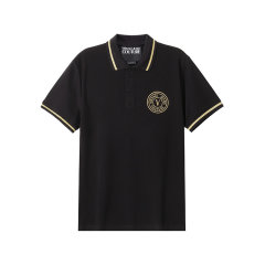 VERSACE JEANS COUTURE/VERSACE JEANS COUTURE 男士棉质短袖POLO衫 76GAGT02 CJ01T图片