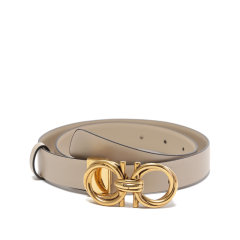 Salvatore Ferragamo/菲拉格慕 女士牛皮革Gancini扣饰可裁剪窄版皮带腰带2.5cm 230118图片
