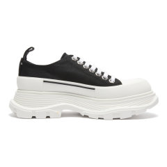 ALEXANDER MCQUEEN 亚历山大·麦昆 女士TreadSlick系列系带厚底休闲鞋 697072W4MV2 DX图片