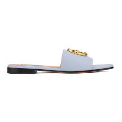 BALLY 巴利 女士羊皮圆头拖鞋 GHIS DX图片