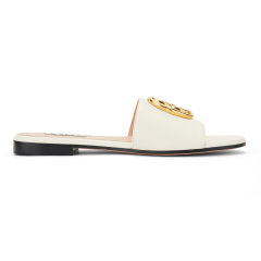 BALLY 巴利 女士羊皮圆头拖鞋 GHIS DX图片