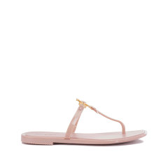 Tory Burch/汤丽柏琦 女士ROXANNE系列双T LOGO平底夹趾果冻拖鞋凉拖 137704图片