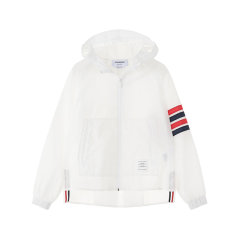 THOM BROWNE/汤姆·布朗 女士轻薄款连帽休闲夹克外套 FJT316A F0517图片