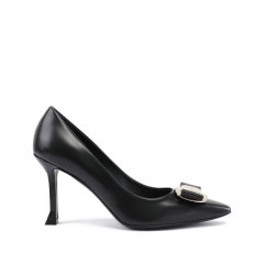 Salvatore Ferragamo/菲拉格慕 女士ZELMA 85系列尖头蝴蝶结高跟鞋跟高8.5cm 0768711图片