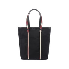 BALLY/巴利 男士/女士中性款织物配皮托特包购物袋手提单肩包 CODE TOTE NS图片