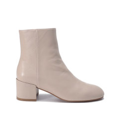 Stuart Weitzman/思缇韦曼 女士皮革粗跟靴子短靴 QUARTZ 50图片