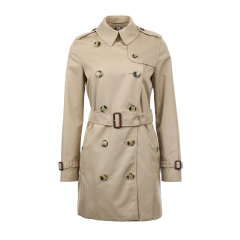 BURBERRY/博柏利经典双排扣系带中长款女士风衣大衣外套8079415图片