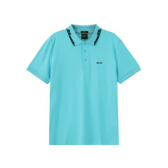HUGO BOSS/雨果博斯 男士green系列棉质修身版短袖POLO衫 50506180图片