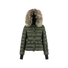Moncler/盟可睐  女士GRENOBLE系列标识刺绣修身版Armoniques短款鹅绒连帽羽绒服 1A00058 53071图片