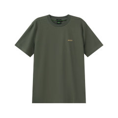 HUGO BOSS/雨果博斯 男士green系列棉质环保面料圆领短袖T恤 50506373图片