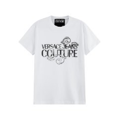 VERSACE JEANS COUTURE/范思哲 男士棉质圆领短袖T恤 76GAHG00 CJ00G图片