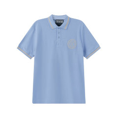 VERSACE JEANS COUTURE/VERSACE JEANS COUTURE 男士棉质修身版短袖POLO衫 76GAGT03 CJ01T图片