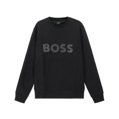 HUGO BOSS/雨果博斯 【新品】男士green系列LOGO胶印环保面料圆领长袖卫衣运动衫 50506119图片