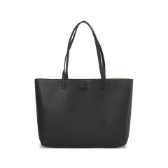 Tory Burch/汤丽柏琦 女士MCGRAW系列牛皮革大容量双T LOGO托特包购物袋手提单肩包 152221图片
