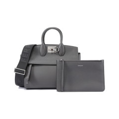 Salvatore Ferragamo/菲拉格慕 女士粒面牛皮STUDIO BOX手袋子母包手提单肩斜挎包 214493图片
