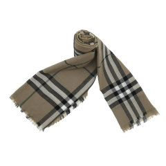BURBERRY/博柏利保暖女士羊毛流苏格纹长款围巾8090724图片